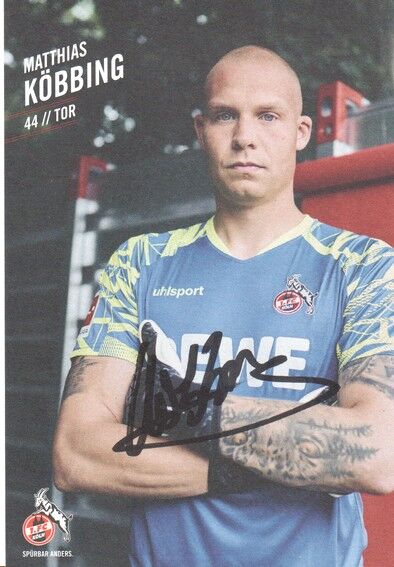 Autogramm Fussball | 1. FC Köln | 2021 | Matthias KÖBBING