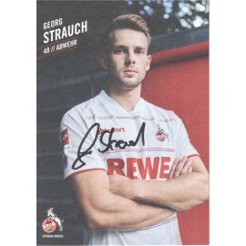 Autogramm Fussball | 1. FC Köln | 2021 | Georg STRAUCH