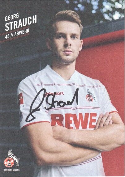 Autogramm Fussball | 1. FC Köln | 2021 | Georg STRAUCH