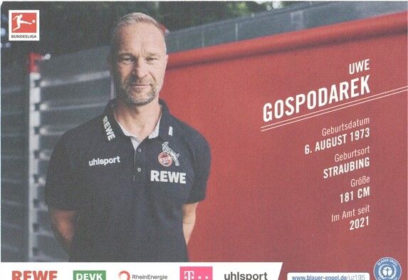 Autogramm Fussball | 1. FC Köln | 2021 | Uwe GOSPODAREK