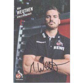 Autogramm Fussball | 1. FC Köln | 2021 | Max WEUTHEN