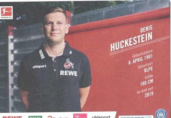 Autogramm Fussball | 1. FC Köln | 2021 | Denis HUCKESTEIN