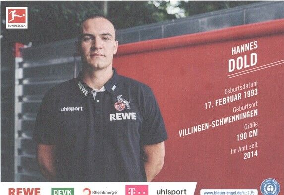 Autogramm Fussball | 1. FC Köln | 2021 | Hannes DOLD