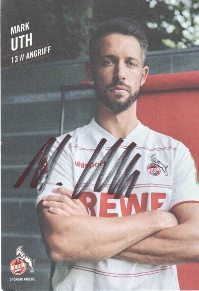Autogramm Fussball | 1. FC Köln | 2021 | Mark UTH