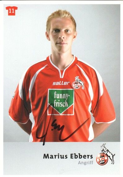 Autogramm Fussball | 1. FC Köln | 2004 | Marius EBBERS