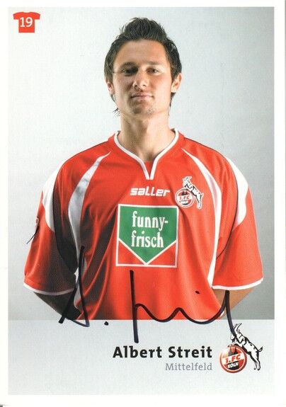 Autogramm Fussball | 1. FC Köln | 2004 | Albert STREIT