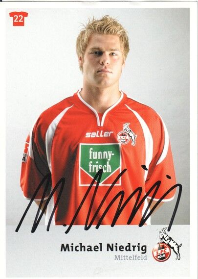 Autogramm Fussball | 1. FC Köln | 2004 | Michael NIEDRIG