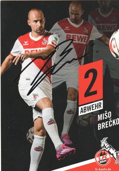 Autogramm Fussball | 1. FC Köln | 2014 | Miso BRECKO