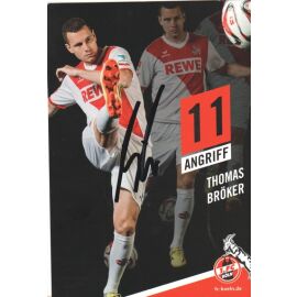 Autogramm Fussball | 1. FC Köln | 2014 | Thomas BRÖKER