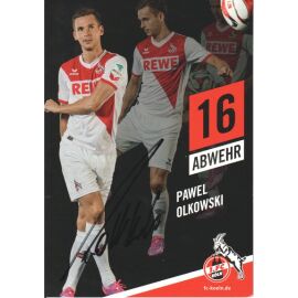 Autogramm Fussball | 1. FC Köln | 2014 | Pawel OLKOWSKI