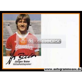 Autogramm Fussball | Hannover 96 | 1985 | Jürgen BAIER