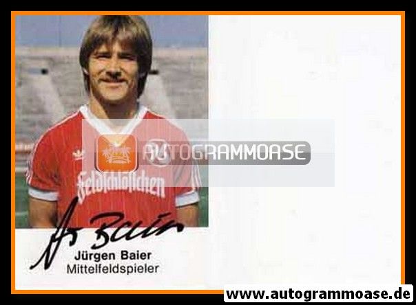 Autogramm Fussball | Hannover 96 | 1985 | Jürgen BAIER
