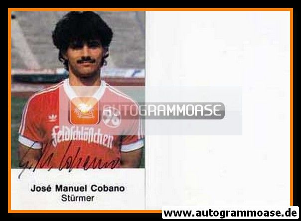 Autogramm Fussball | Hannover 96 | 1985 | Jose Manuel COBANO