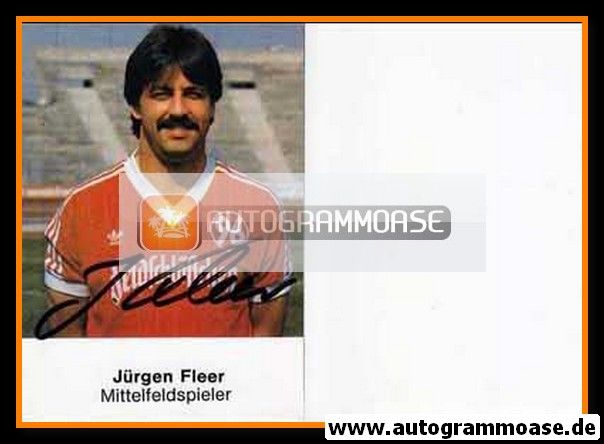 Autogramm Fussball | Hannover 96 | 1985 | Jürgen FLEER