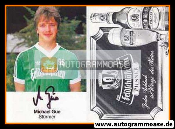 Autogramm Fussball | Hannover 96 | 1984 | Michael GUE