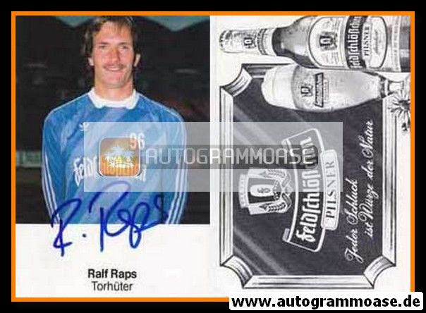 Autogramm Fussball | Hannover 96 | 1984 | Ralf RAPS