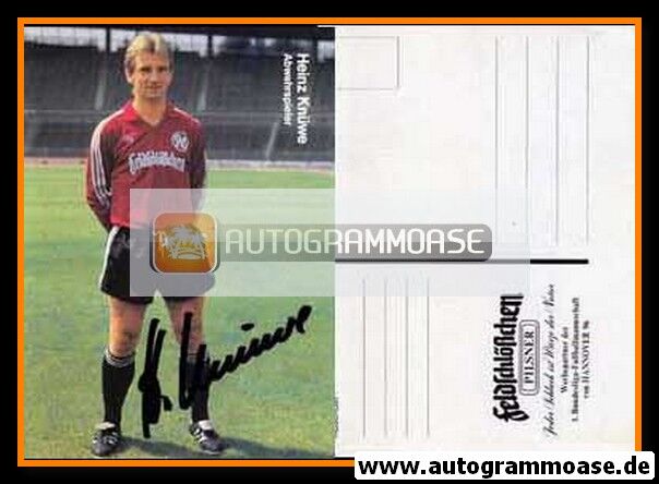 Autogramm Fussball | Hannover 96 | 1987 | Heinz KNÜWE