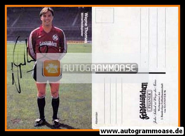 Autogramm Fussball | Hannover 96 | 1987 | Wayne THOMAS