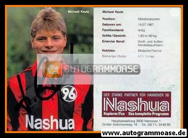 Autogramm Fussball | Hannover 96 | 1990 | Michael KAUTZ