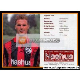 Autogramm Fussball | Hannover 96 | 1990 | Jörg-Uwe KLÜTZ