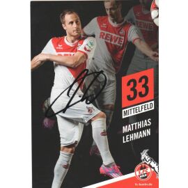 Autogramm Fussball | 1. FC Köln | 2014 | Matthias LEHMANN