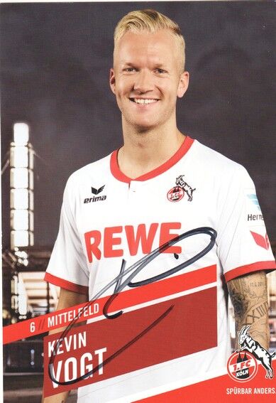 Autogramm Fussball | 1. FC Köln | 2015 | Kevin VOGT
