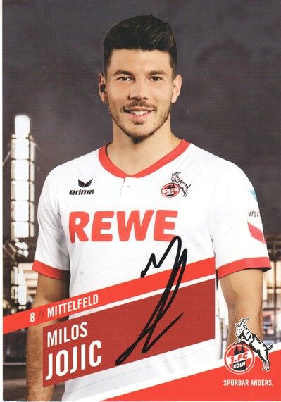 Autogramm Fussball | 1. FC Köln | 2015 | Milos JOJIC