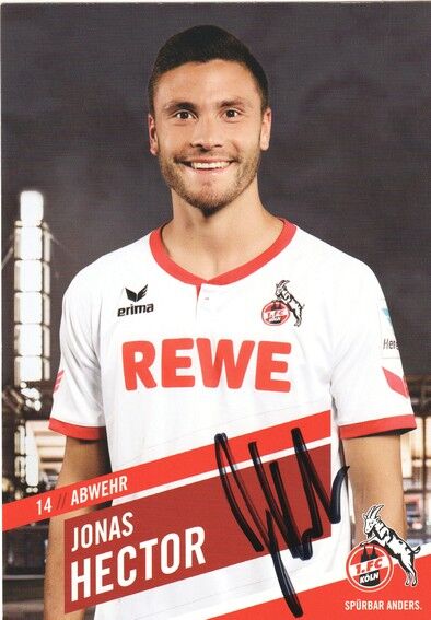 Autogramm Fussball | 1. FC Köln | 2015 | Jonas HECTOR