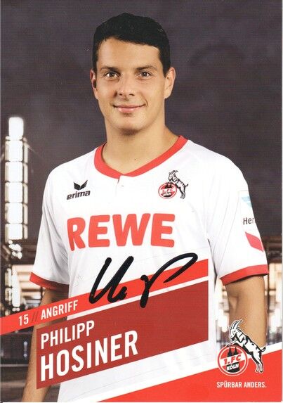 Autogramm Fussball | 1. FC Köln | 2015 | Philipp HOSINER
