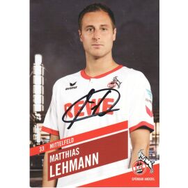 Autogramm Fussball | 1. FC Köln | 2015 | Matthias LEHMANN 