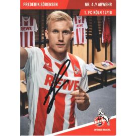 Autogramm Fussball | 1. FC Köln | 2017 | Frederik SÖRENSEN