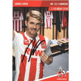 Autogramm Fussball | 1. FC Köln | 2017 | Jannes HORN