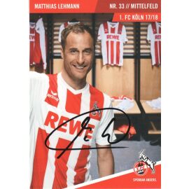 Autogramm Fussball | 1. FC Köln | 2017 | Matthias LEHMANN