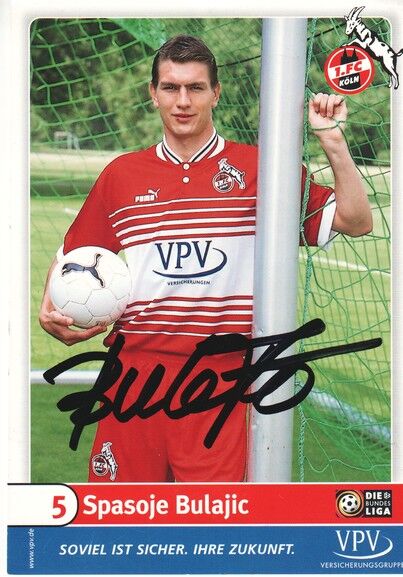 Autogramm Fussball | 1. FC Köln | 1999 | Spasoje BULAJIC