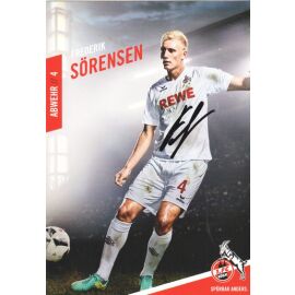 Autogramm Fussball | 1. FC Köln | 2016 | Frederik SÖRENSEN