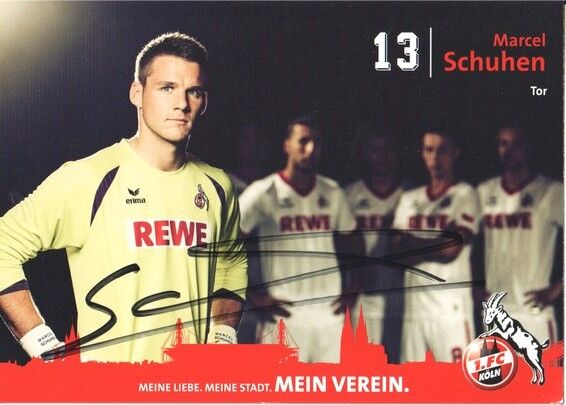 Autogramm Fussball | 1. FC Köln | 2013 | Marcel SCHUHEN