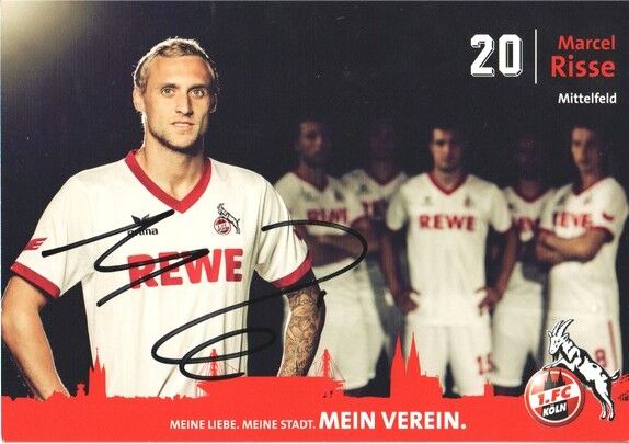 Autogramm Fussball | 1. FC Köln | 2013 | Marcel RISSE