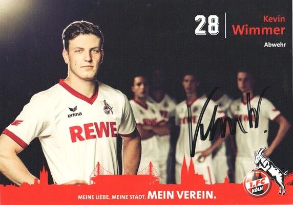 Autogramm Fussball | 1. FC Köln | 2013 | Kevin WIMMER