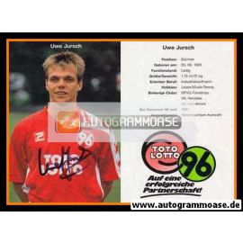Autogramm Fussball | Hannover 96 | 1992 | Uwe JURSCH