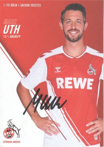 Autogramm Fussball | 1. FC Köln | 2022 | Mark UTH