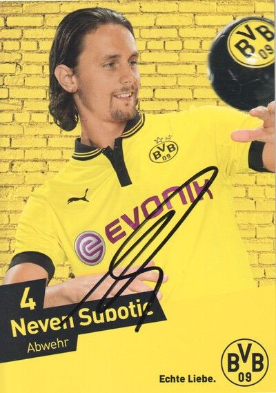 Autogramm Fussball | Borussia Dortmund | 2012 | Neven SUBOTIC