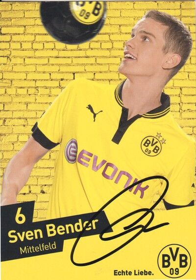 Autogramm Fussball | Borussia Dortmund | 2012 | Sven BENDER
