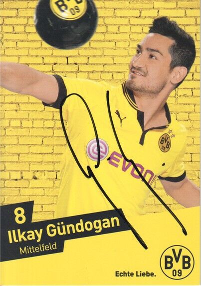 Autogramm Fussball | Borussia Dortmund | 2012 | Ilkay GÜNDOGAN