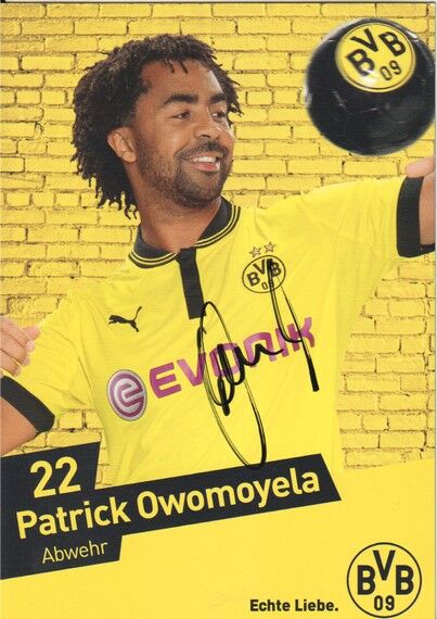 Autogramm Fussball | Borussia Dortmund | 2012 | Patrick OWOMOYELA