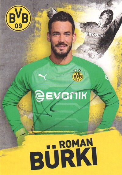 Autogramm Fussball | Borussia Dortmund | 2018 | Roman BÜRKI