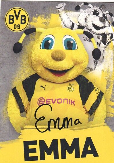 Autogramm Fussball | Borussia Dortmund | 2018 | EMMA (Maskottchen)
