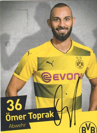 Autogramm Fussball | Borussia Dortmund | 2017 | Ömer TOPRAK