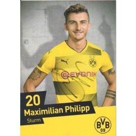 Autogramm Fussball | Borussia Dortmund | 2017 | Maximilian PHILIPP