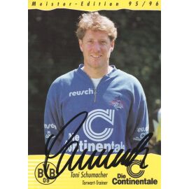 Autogramm Fussball | Borussia Dortmund | 1995 Continentale | Harald SCHUMACHER