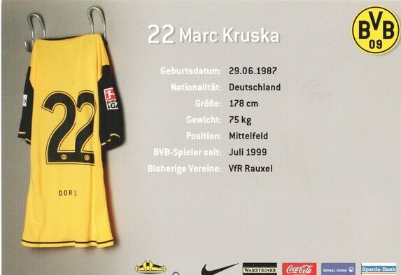 Autogramm Fussball | Borussia Dortmund | 2007 | Marc KRUSKA